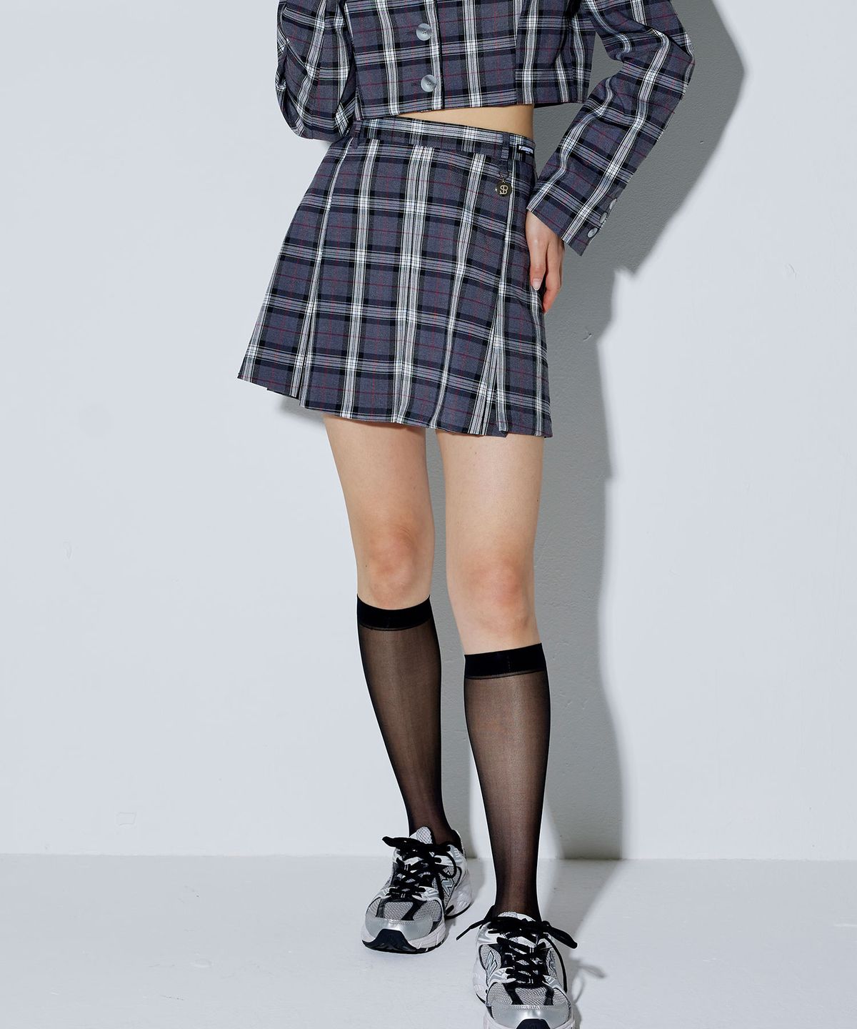 플라즈마스페어(PLASMA SPHERE) Kelly Skirt [Grey]