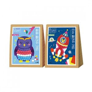 아트스타트: 폼폼 콜라주 키트 티슈 콜라주 키트 SET