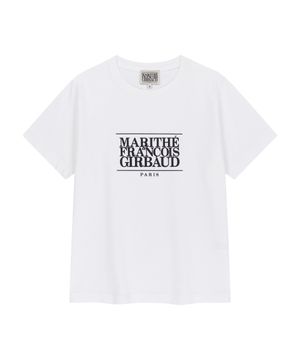 W CLASSIC LOGO TEE white