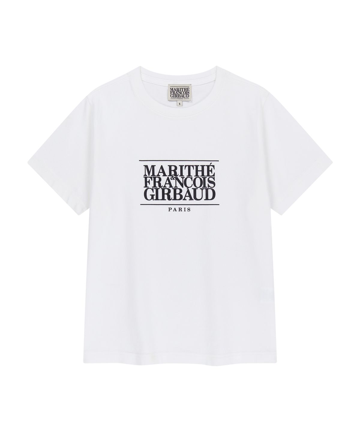 마리떼 프랑소와 저버(MARITHÉ + FRANҪOIS GIRBAUD) W CLASSIC LOGO TEE white