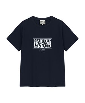 W CLASSIC LOGO TEE navy
