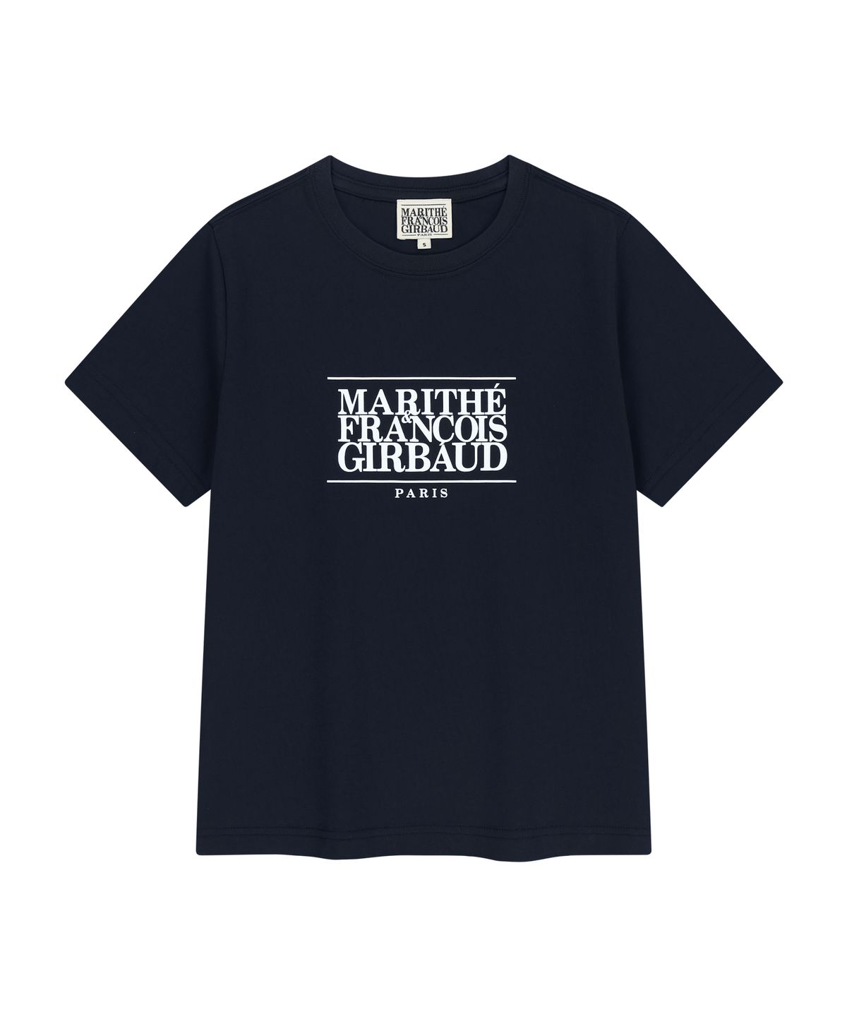마리떼 프랑소와 저버(MARITHÉ + FRANҪOIS GIRBAUD) W CLASSIC LOGO TEE navy