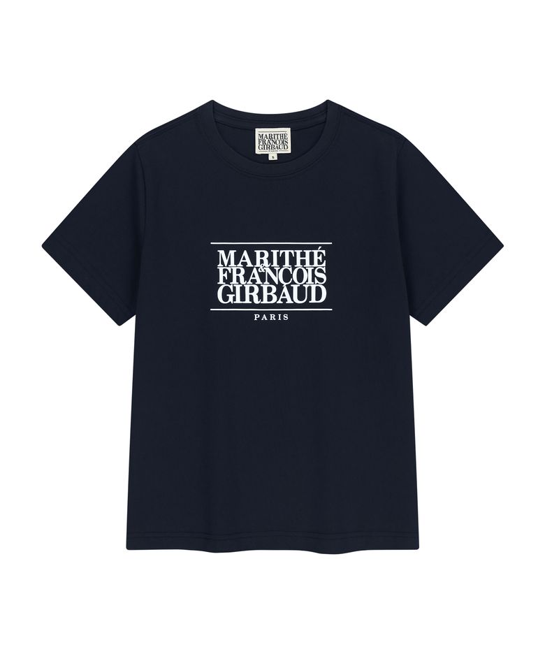W CLASSIC LOGO TEE navy
