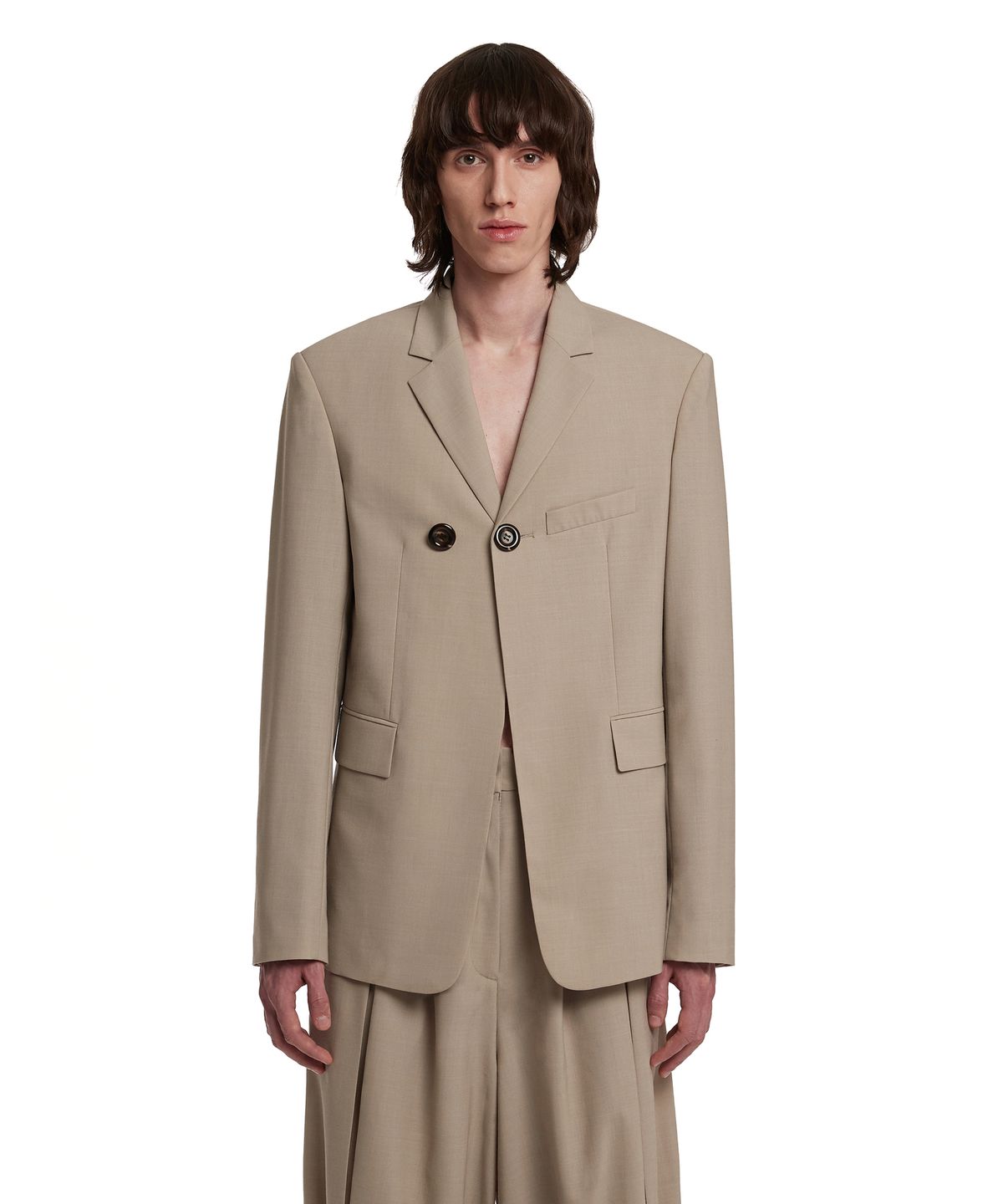트렁크프로젝트(TRUNK PROJECT) Double-Breasted Blazer_Beige