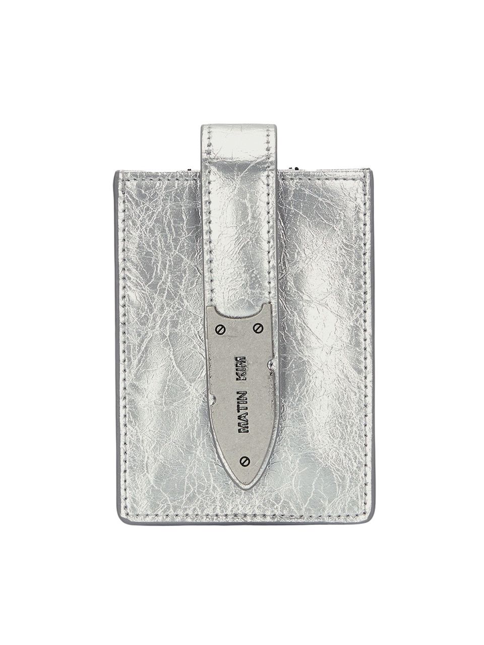 MUSINSA | MATIN KIM ACCORDION NECKLACE WALLET IN SILVER