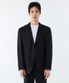 울 블렌드 릴렉스드 베이식 블레이저 [블랙]