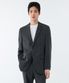 울 블렌드 릴렉스드 베이식 블레이저 [미디엄 그레이]