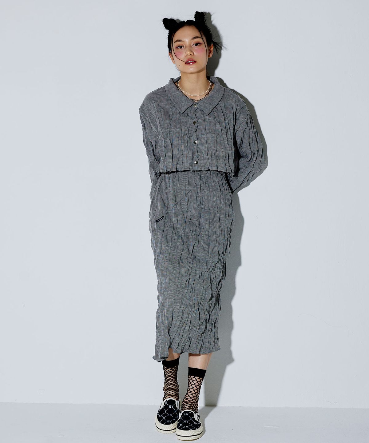 플라즈마스페어(PLASMA SPHERE) Rumple Jumper [Black]