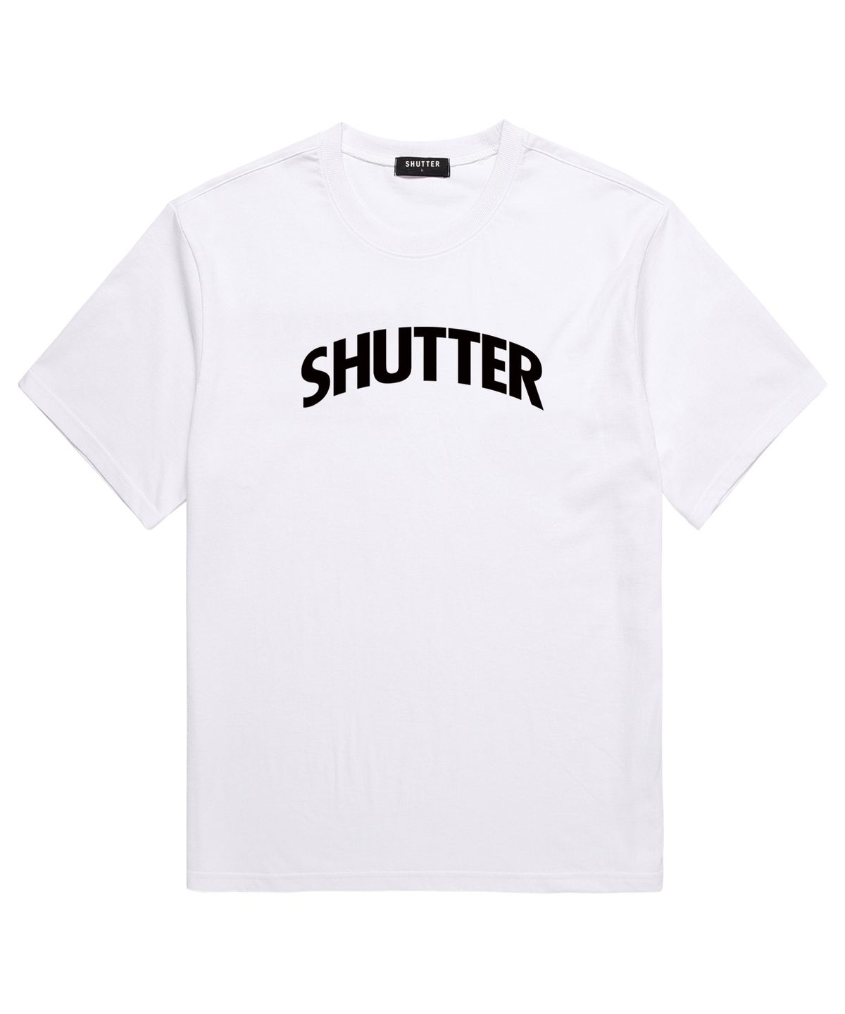 셔터(SHUTTER) 아치 로고 반팔 티셔츠 (SDTS201) 화이트