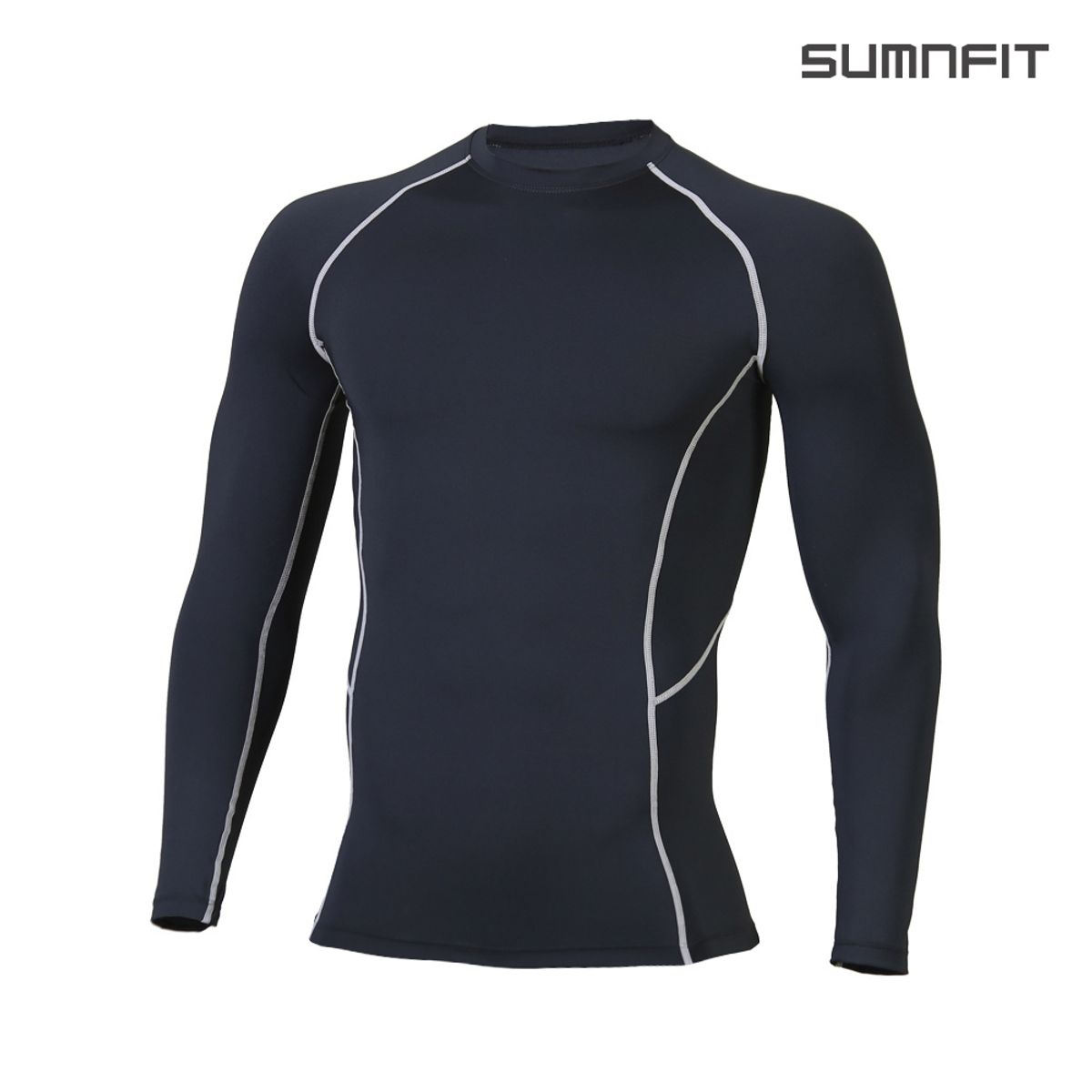 썸앤핏(SUMNFIT) 블락 긴팔 언더레이어