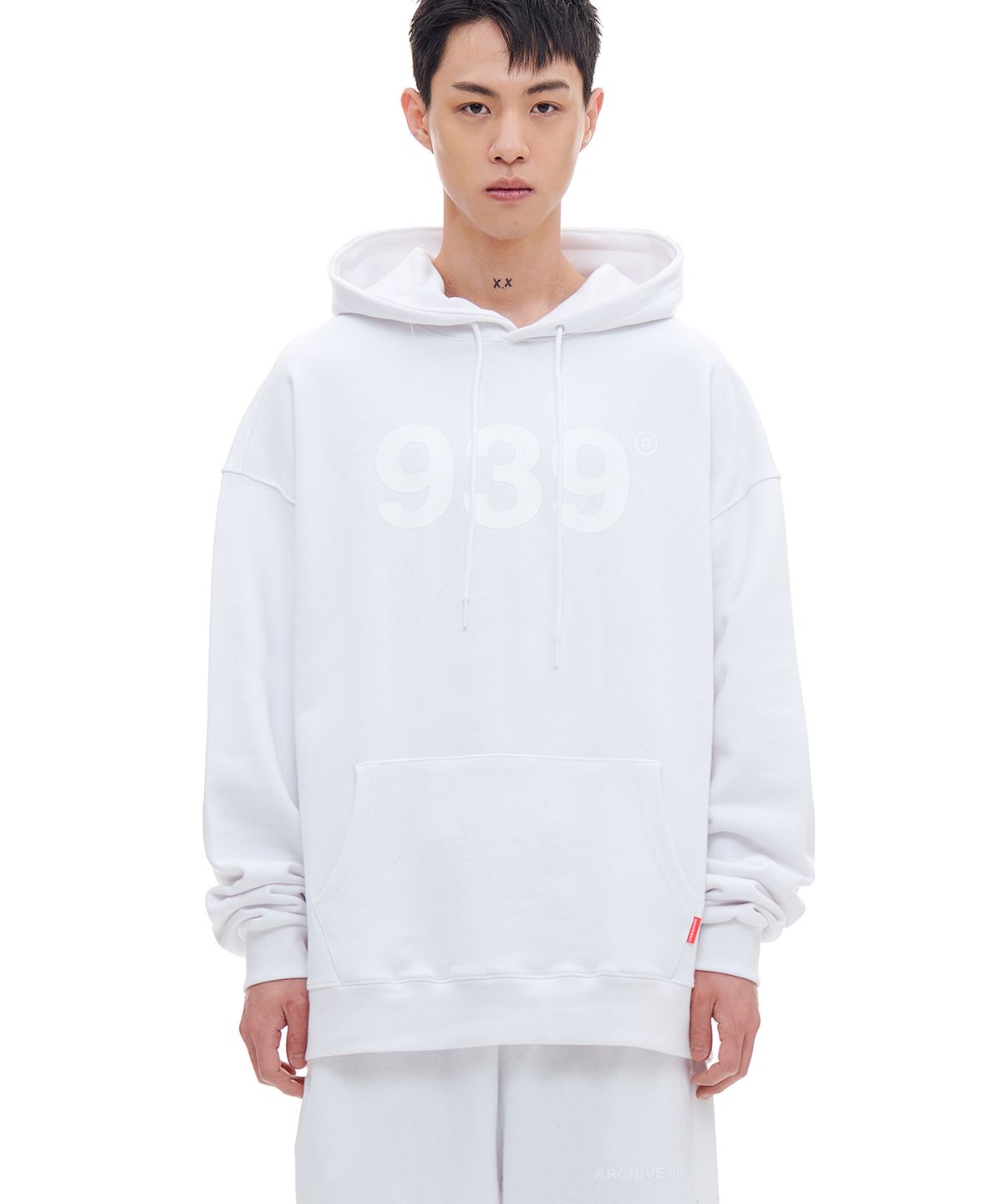 아카이브 볼드(ARCHIVE BOLD) 939 LOGO HOOD (WHITE)