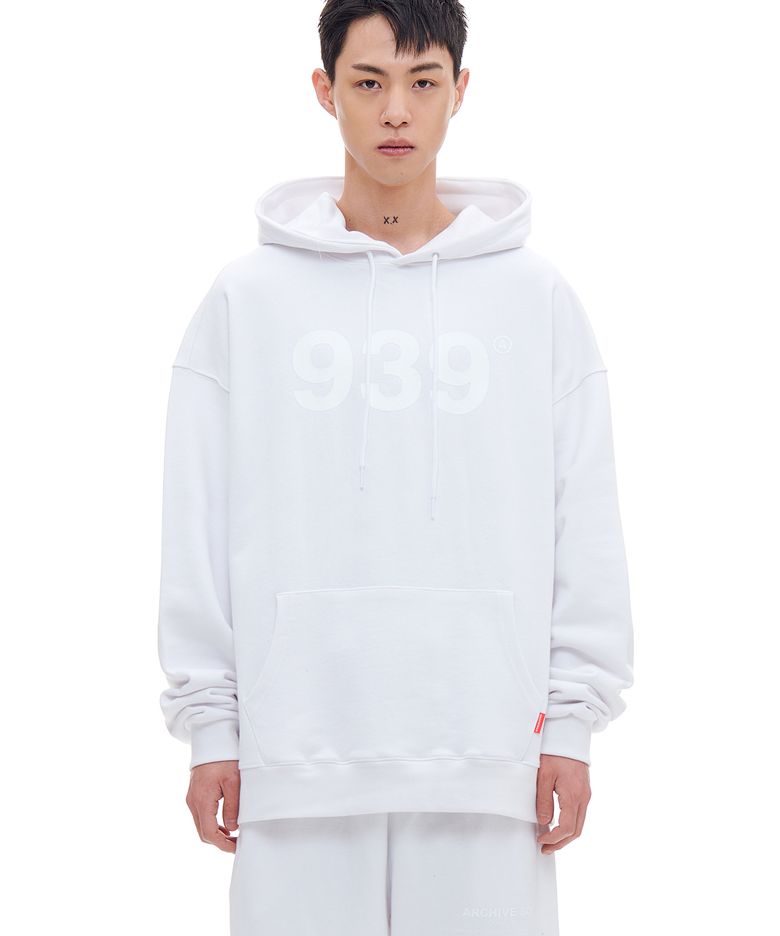 939 LOGO HOOD (WHITE)