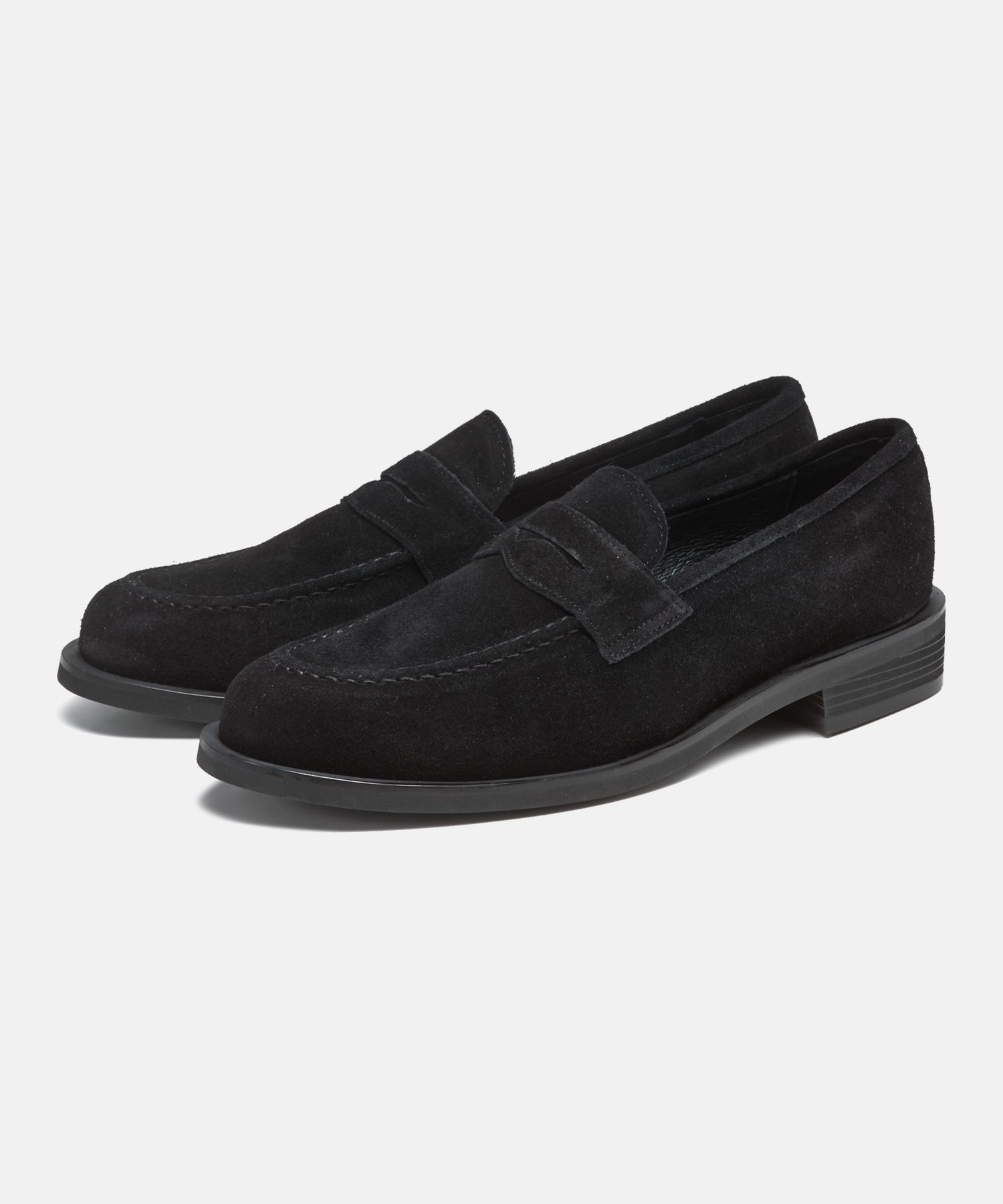 ローファー・オックスフォード customade 4cm suede penny loafer Pearson CR0047BK MUSINSA | CUSTOMADE 4cm Suede Penny Loafer Pearson (CR0047BK)