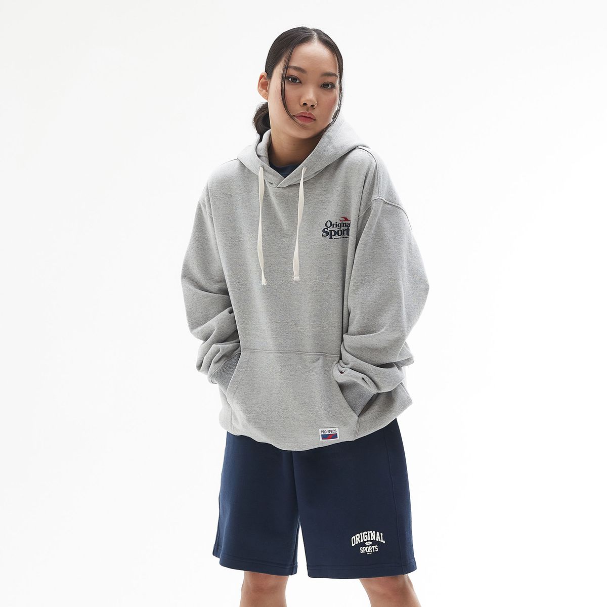 프로-스펙스(PRO-SPECS) CLASSIC OS LOGO HOODIE_GRAY