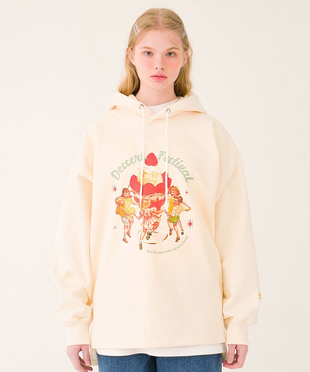 ★MAINBOOTH★Sweet Festival Hood T-shirt(AVOCADO)★正規品 MUSINSA | MAINBOOTH Sweet Festival Hood T-shirt(CREAM)