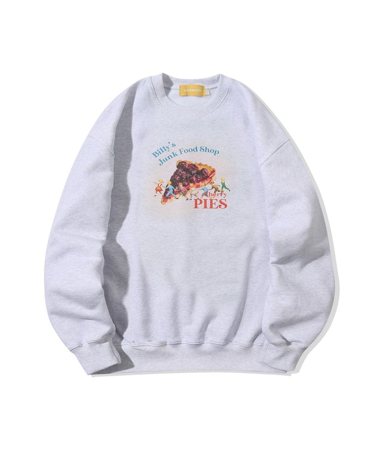 Billys Cherry Pie Sweatshirt(CLOUD GRAY)