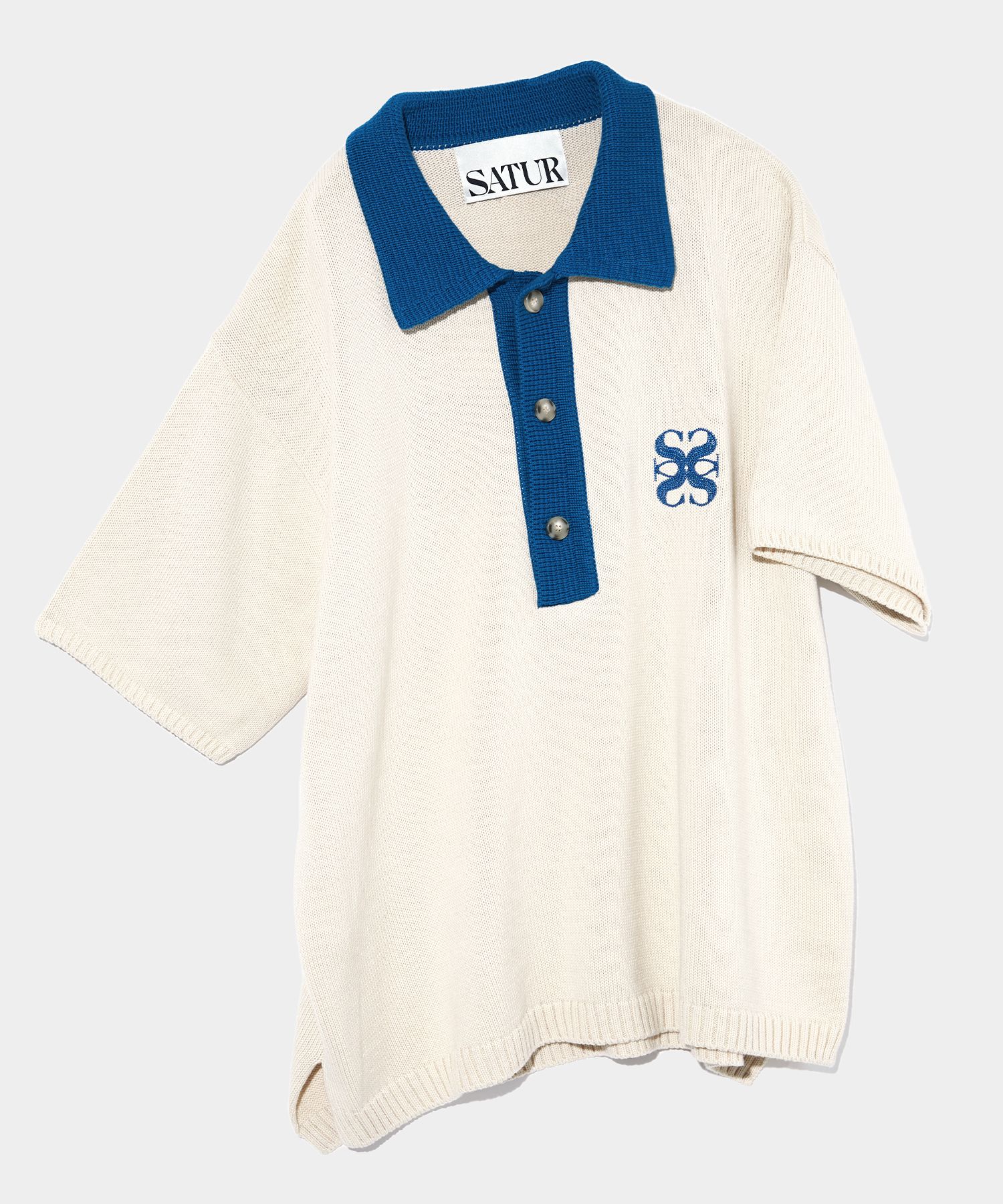 お歳暮 時期 SATUR | MUSINSA Naples Cream Ocean Knit Polo Cotton Soft トップス