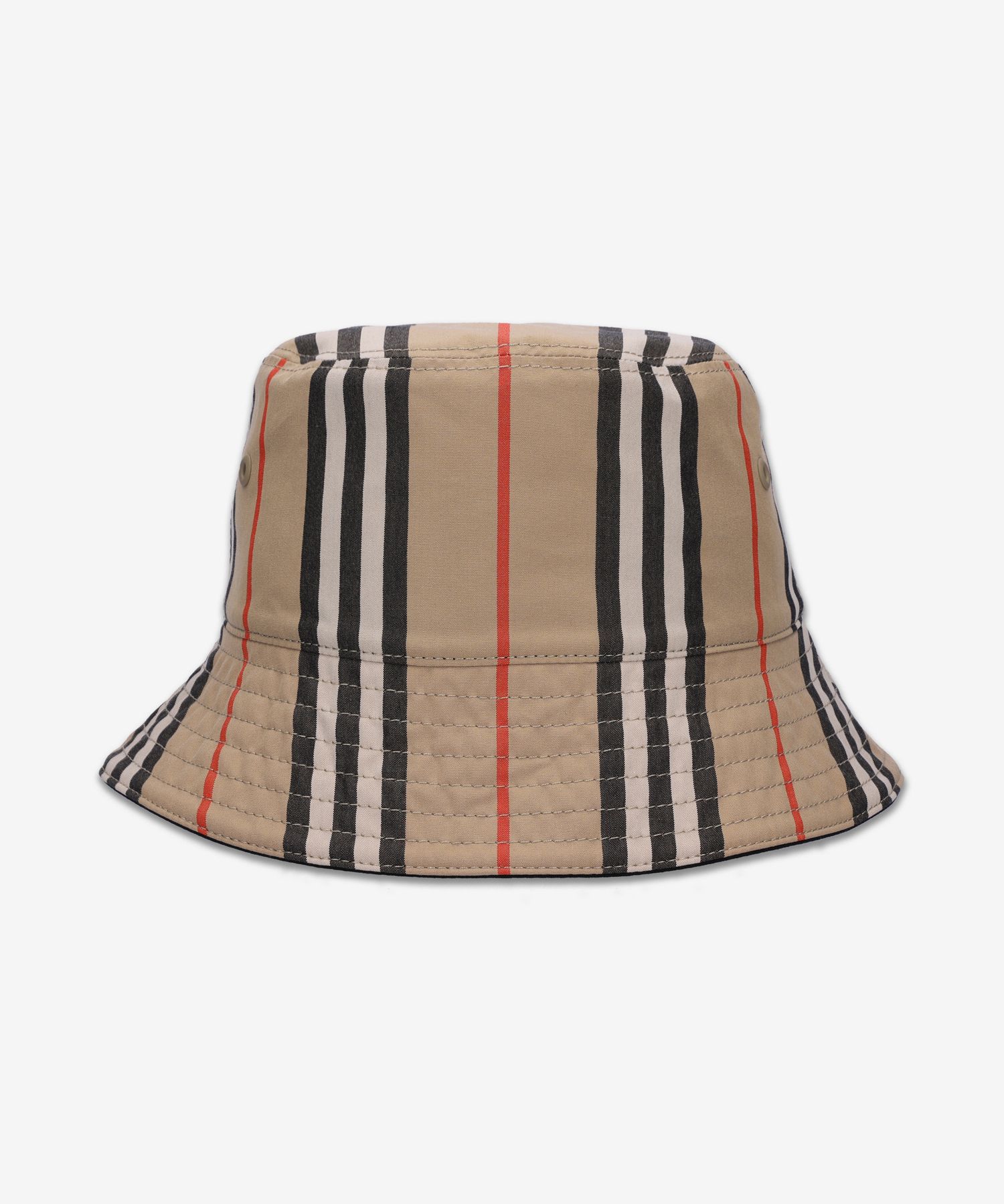BURBERRY バケットハット ベージュストライプ MUSINSA公式 | BURBERRY リバーシブルアイコンストライプコットン