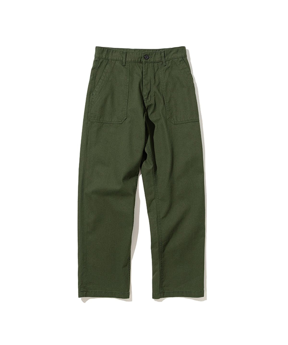 유니폼브릿지(UNIFORM BRIDGE) cotton fatigue pants regular fit forest