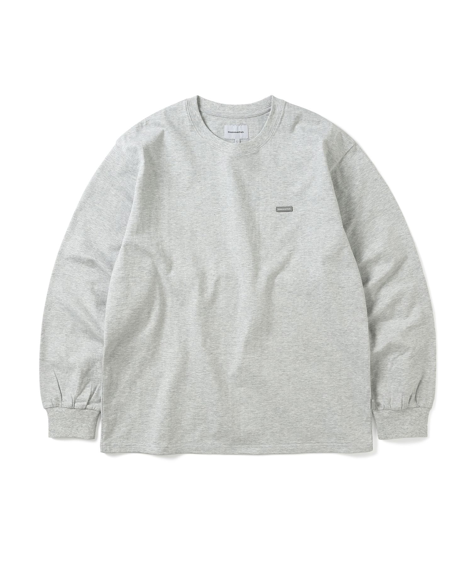 MUSINSA | thisisneverthat® TNT Classic HDP L/S Tee_Heather Gray