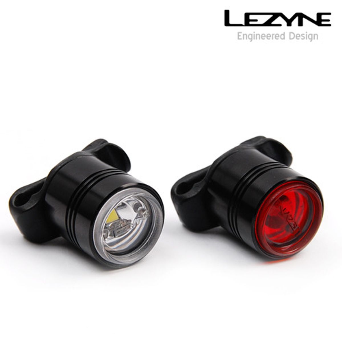 리자인(LEZYNE) 펨토 드라이브 전조등 후미등 세트 블랙