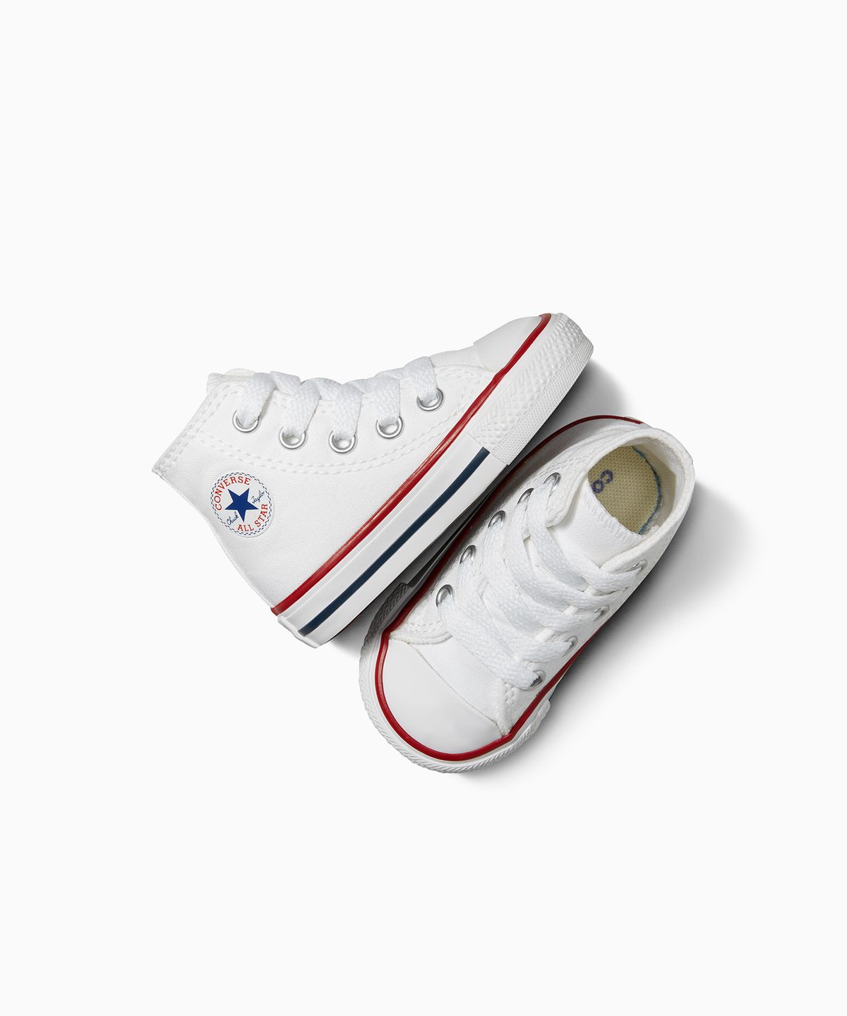 컨버스(CONVERSE) 척테일러 올스타 클래식 키즈 옵티컬화이트 7J253C