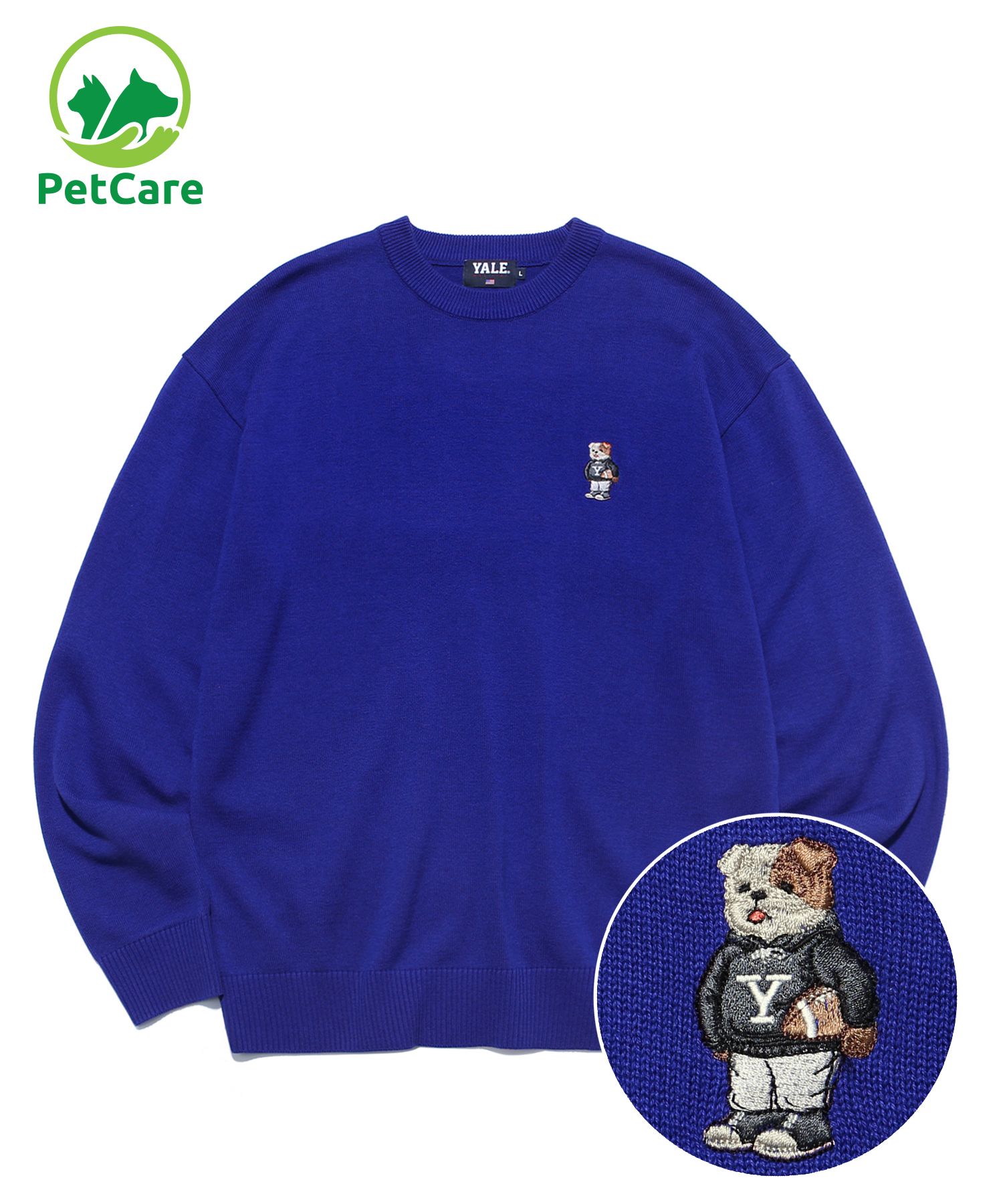 ★韓国の人気★【YALE】★UNIVERSITY DAN CREWNEC.K★関税込★ MUSINSA公式 | YALE EMBROIDERY UNIVERSITY DAN CREWNECK BLACK