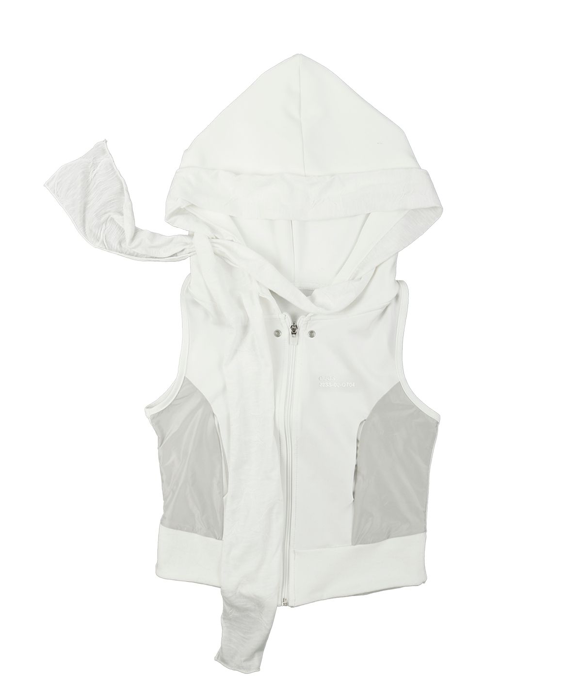 오호스(OJOS) Muffler Boxer Hoodie Zip-up / Off White - 사이즈 