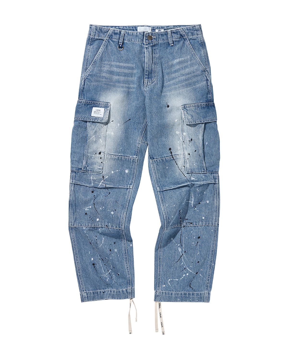 리베레(LIBERE) MIL CARGO DENIM PANTS / BLUE