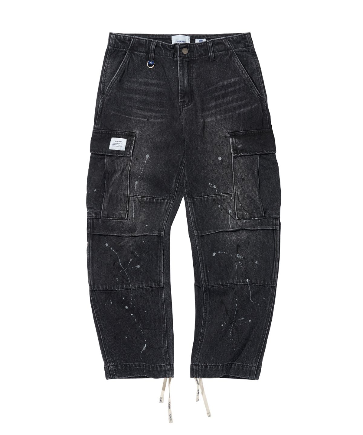 리베레(LIBERE) MIL CARGO DENIM PANTS / BLACK