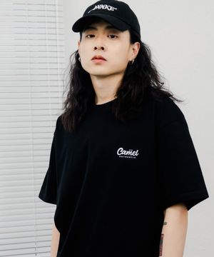 어센틱 로고 반팔티셔츠(블랙)