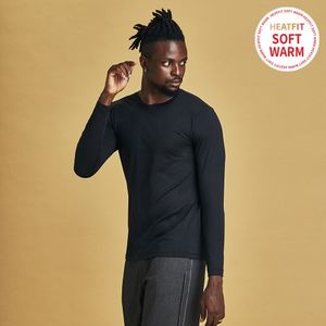 소프트웜 남성 라운드넥 긴팔 기모 발열내의