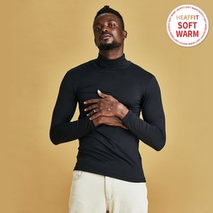 소프트웜 남성 터틀넥 긴팔 기모 발열내의