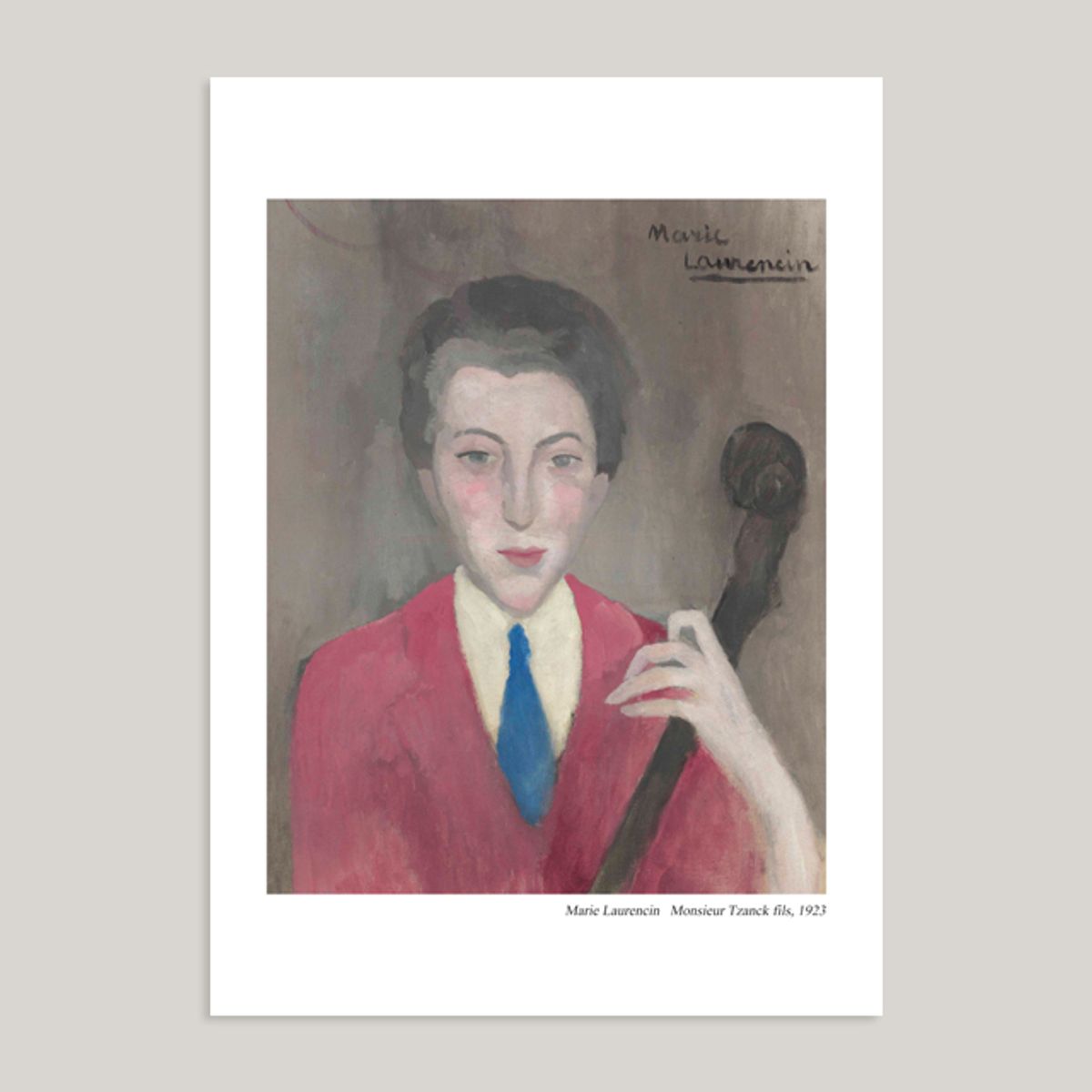 멜팅스튜디오(MELTING STUDIO) 마리로랑생 액자 인테리어 포스터 / 26번 Monsieur Tzanck fils