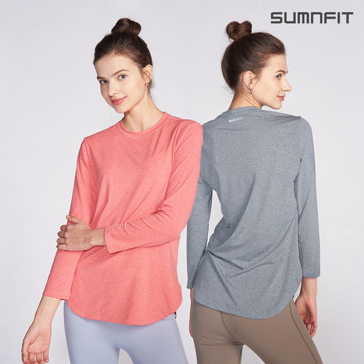 썸앤핏(SUMNFIT) 언밸런스 롱슬리브 티셔츠