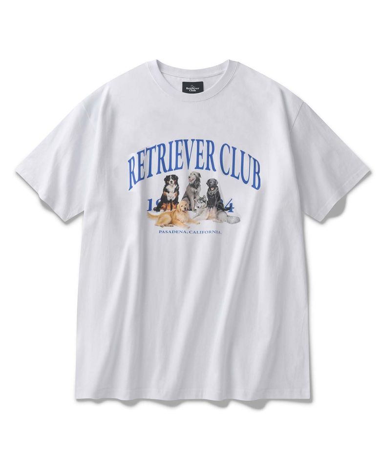 RETRIEVER FRIENDS SHORT SLEEVE [WHITE]