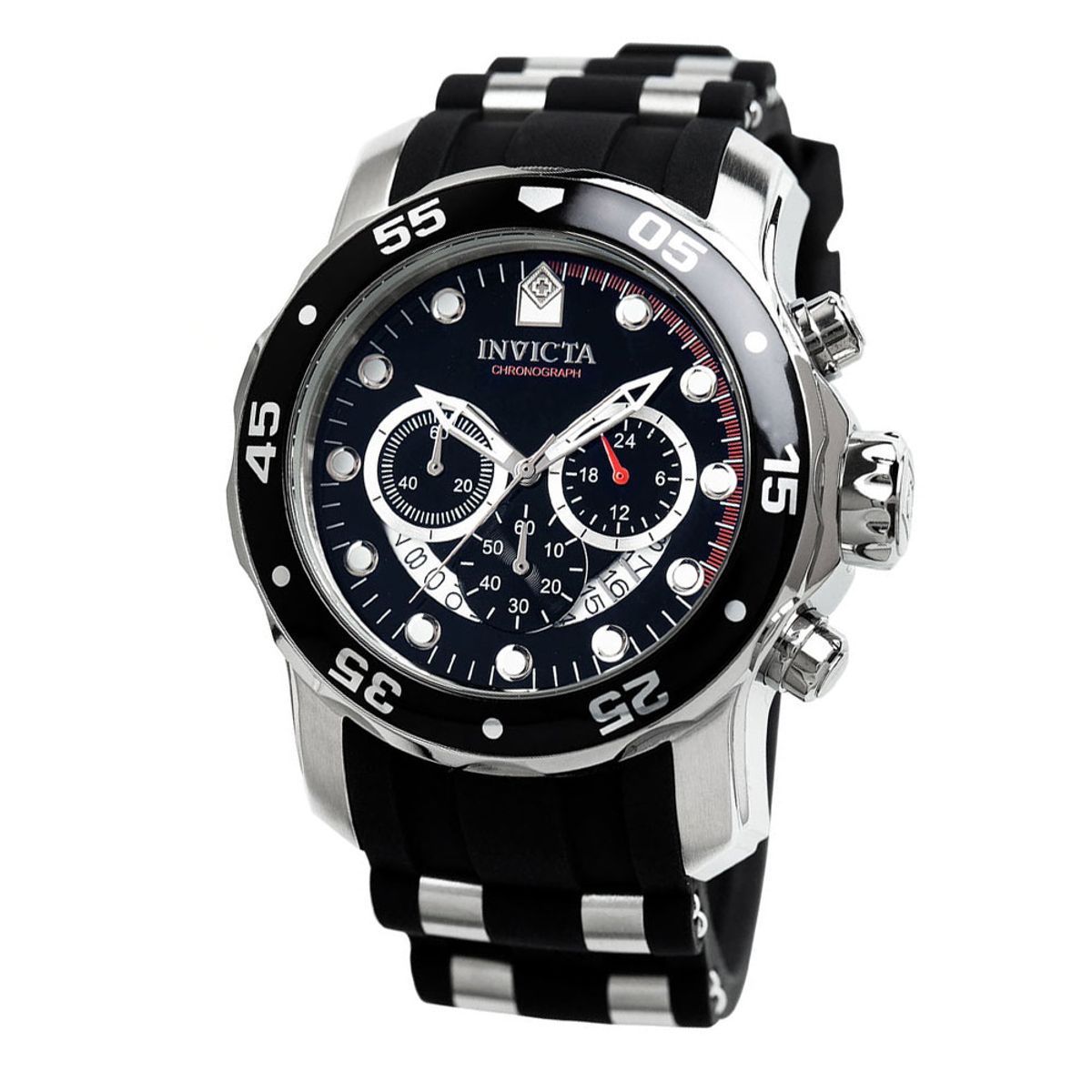 인빅타(INVICTA) Pro Diver Collection 남성용 크로노그래프 빅사이즈 우레탄 손목시계 21927
