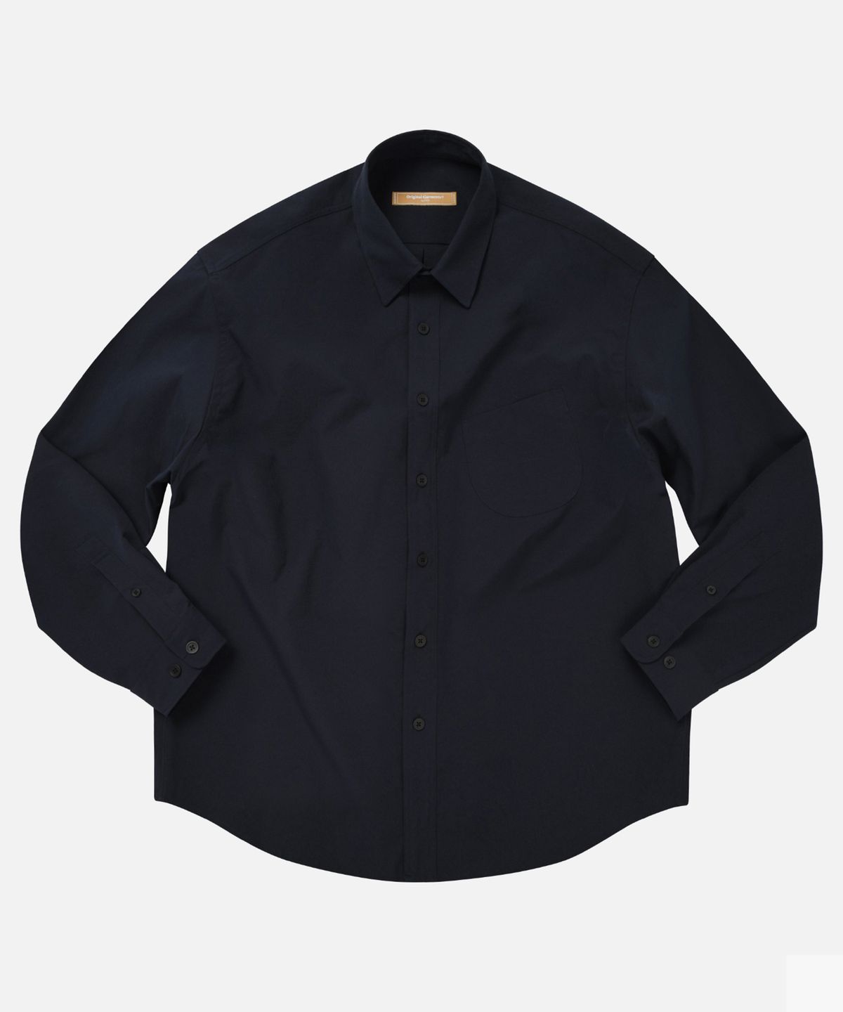프리즘웍스(FRIZMWORKS) OG DOUBLE POPLIN RELAX SHIRT _ DARK NAVY