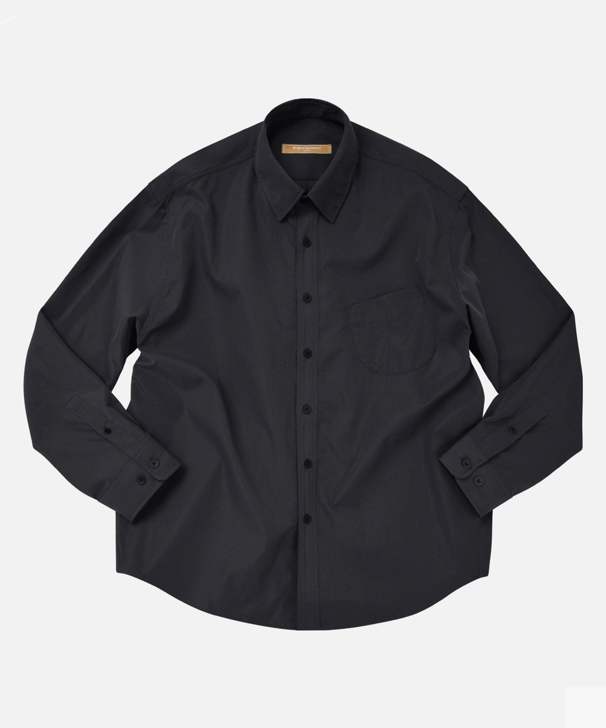 프리즘웍스(FRIZMWORKS) OG DOUBLE POPLIN RELAX SHIRT _ CHARCOAL