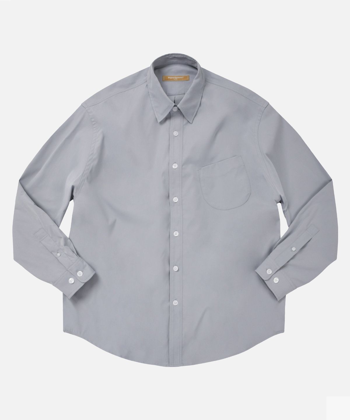 프리즘웍스(FRIZMWORKS) OG DOUBLE POPLIN RELAX SHIRT _ DUSKY BLUE