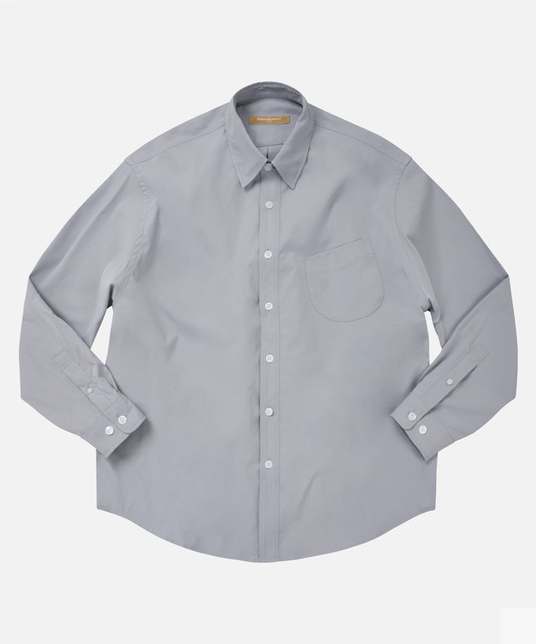 OG DOUBLE POPLIN RELAX SHIRT _ DUSKY BLUE