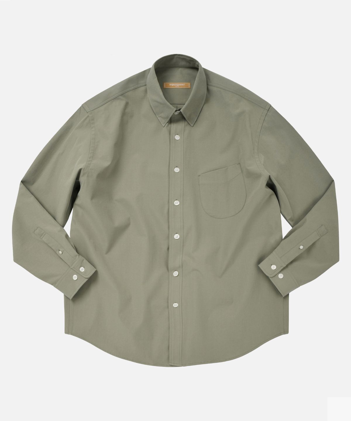 프리즘웍스(FRIZMWORKS) OG DOUBLE POPLIN RELAX SHIRT _ LIGHT KHAKI
