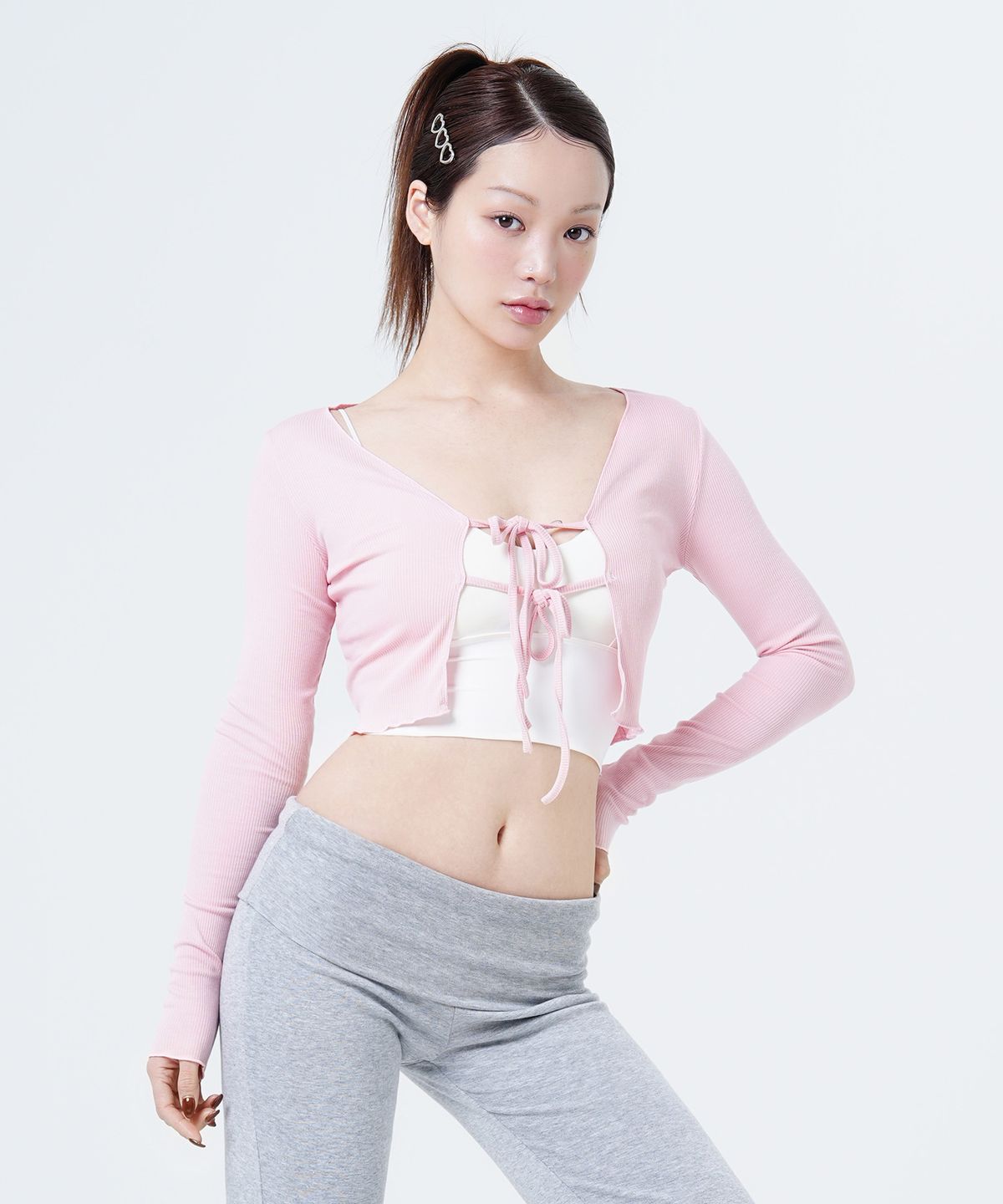 콘치웨어(CONCHWEAR) 더블 리본 가디건 (5color)