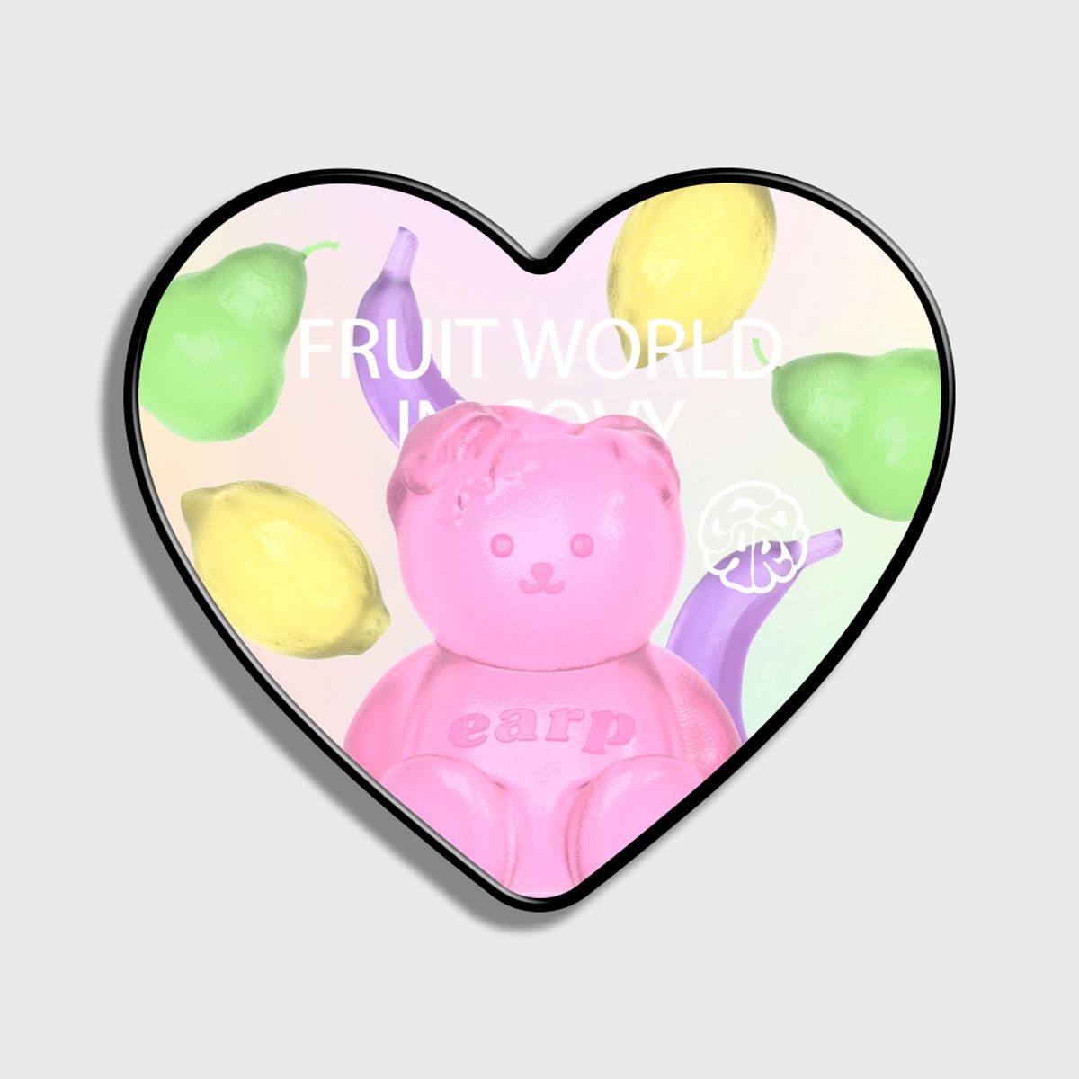 어프어프(EARPEARP) COVY BUBBLE FRUIT-PINK(하트톡)