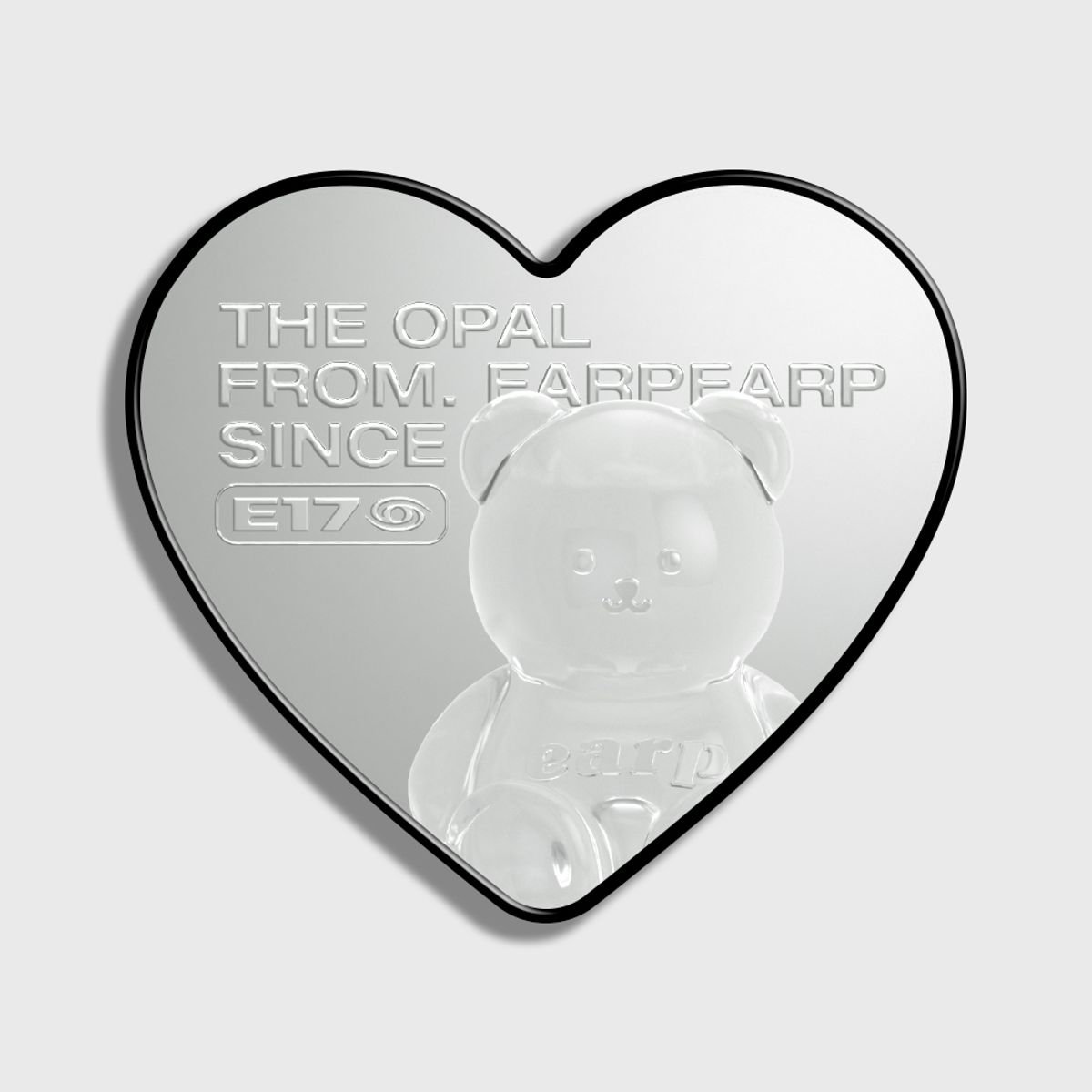 어프어프(EARPEARP) CLEAR LITTLE COVY-GREY(하트톡)