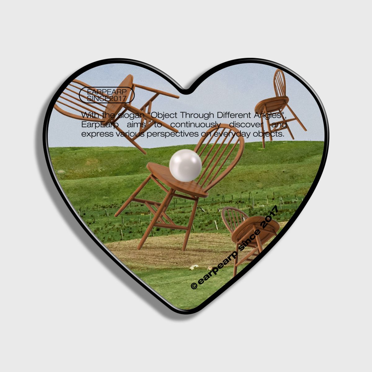 어프어프(EARPEARP) CHAIR OBJECT-GREEN(하트톡)