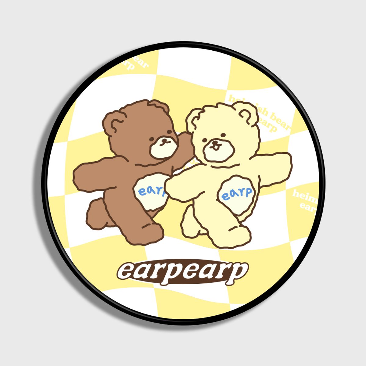 어프어프(EARPEARP) HEMISH BEAR-YELLOW(스마트톡)