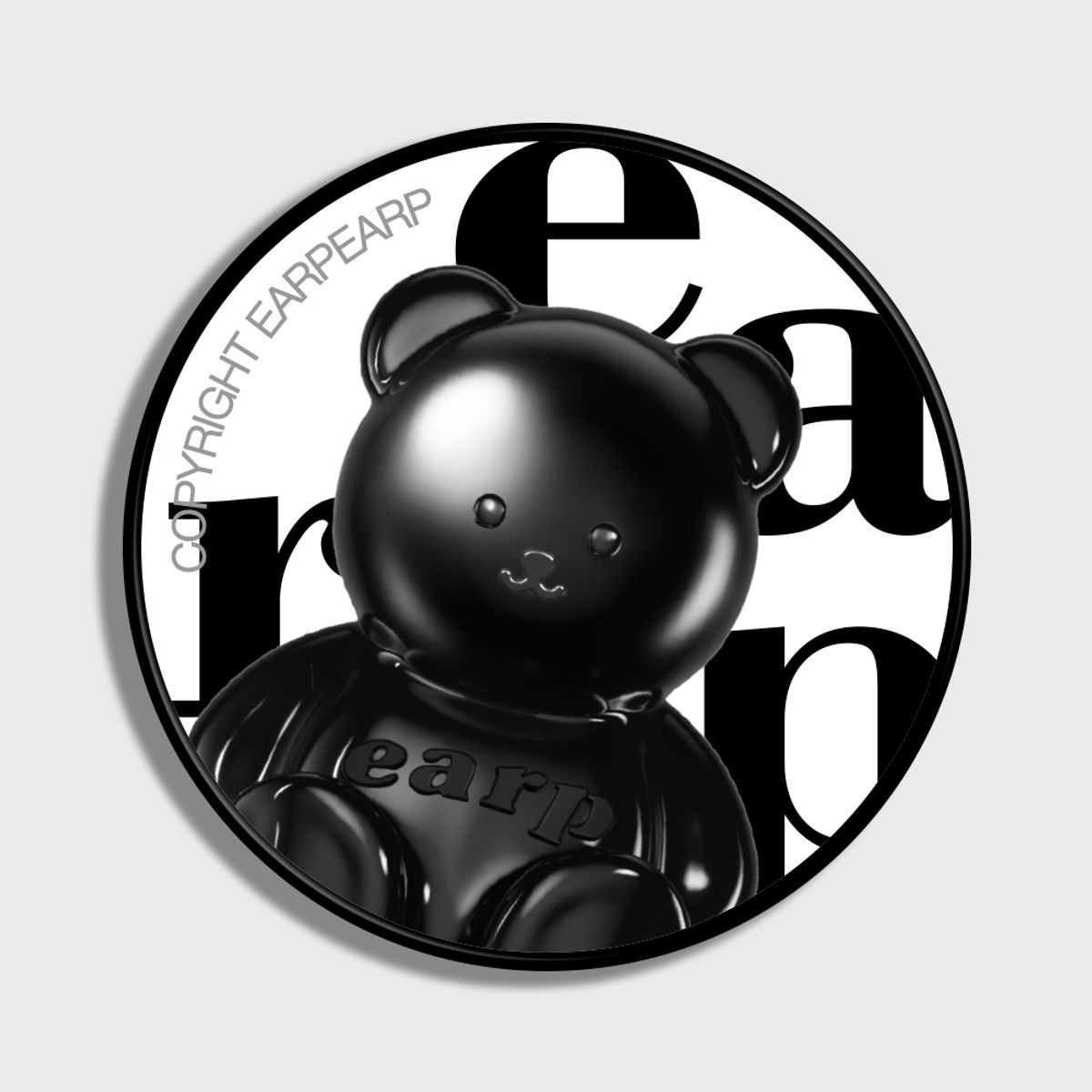 어프어프(EARPEARP) BLACK COVY OBJECT-WHITE(스마트톡)