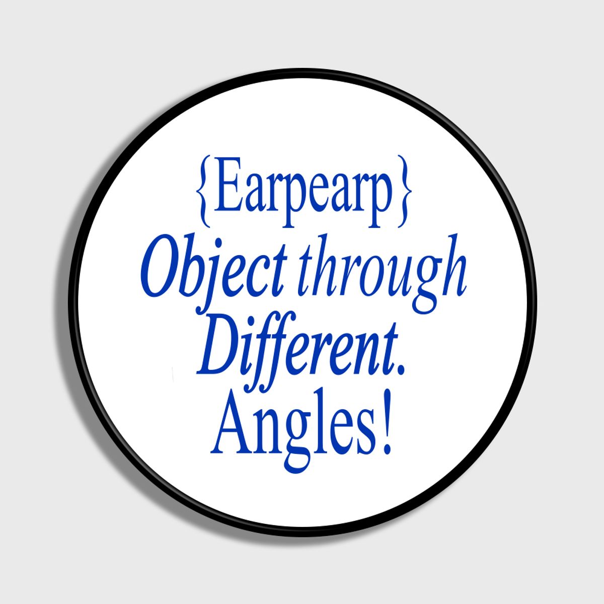 어프어프(EARPEARP) NEW SLOGAN TEXT-WHITE(스마트톡)