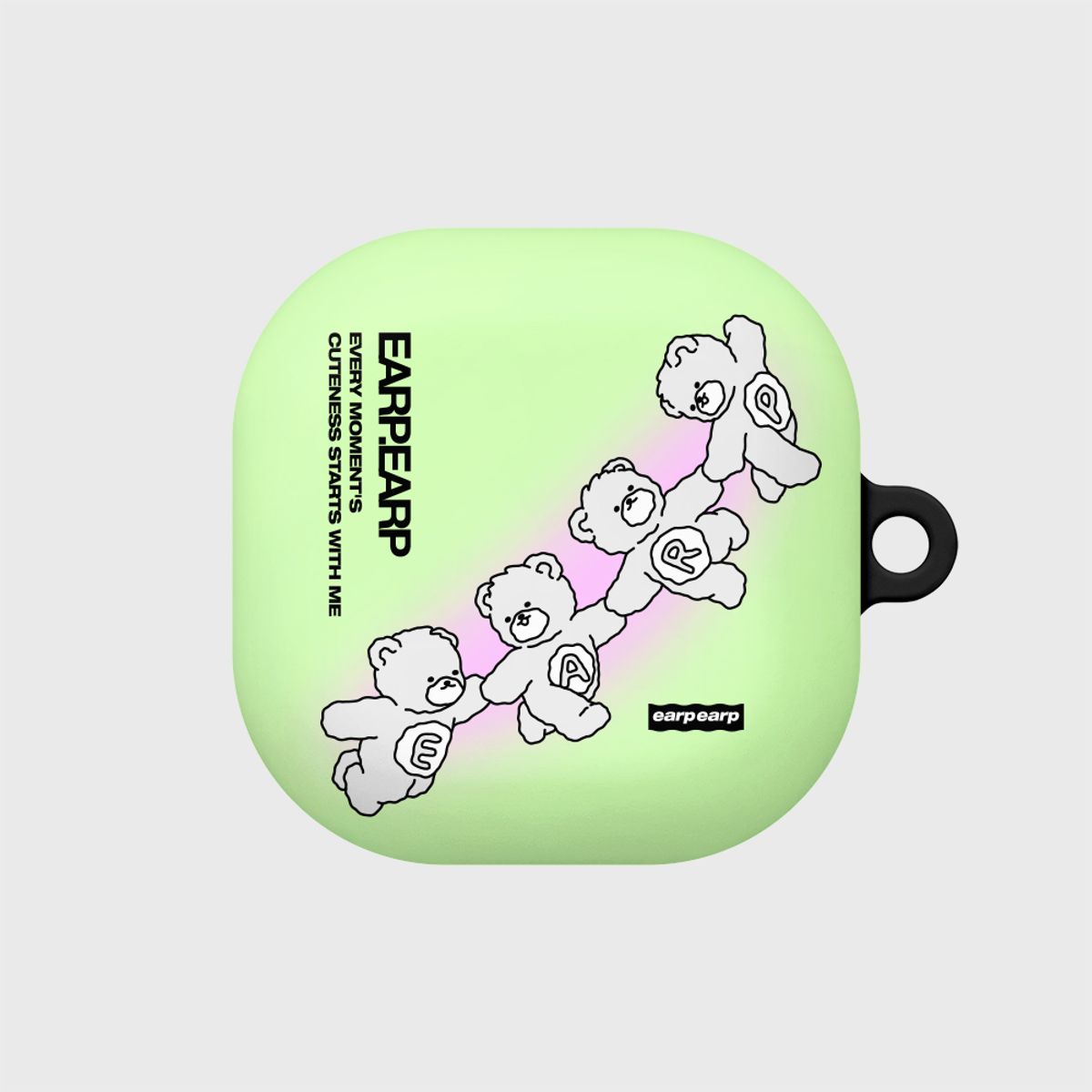 어프어프(EARPEARP) CUTE BEAR FRIENDS-GREEN(버즈-하드)